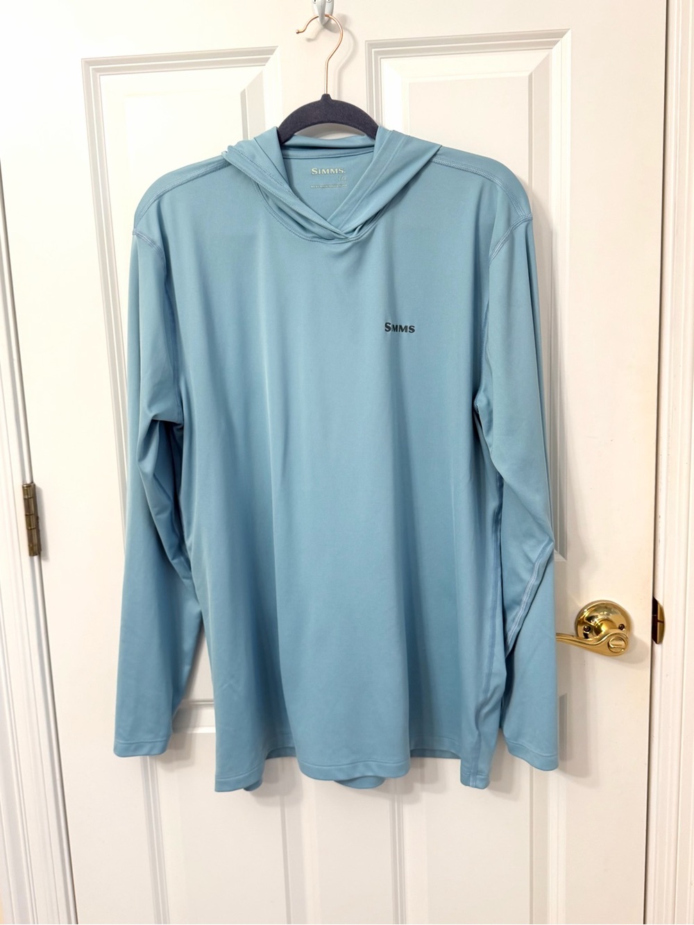 Simms Hoodie Like New  lie Performance Long Sleeve Shirt Tarpon Graphic Size L